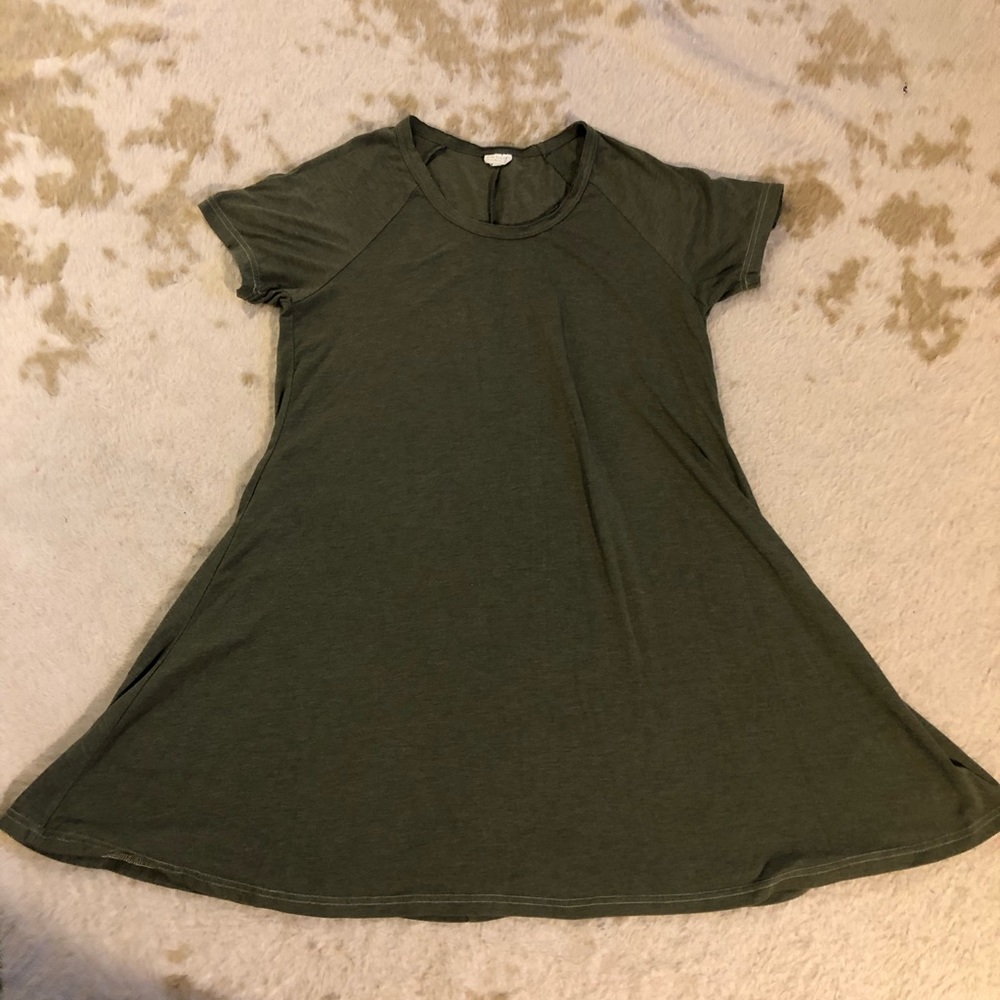 Live Happy by Natural Life Green Dress